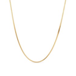 Lantisor argint placat cu aur galben 0,8 mm x 45 cm model venetian DiAmanti KVD015-Gold-45cm-SL (Argint 925‰ 1,6 g.)